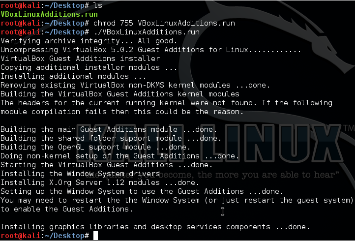 kali linux virtualbox triggering atnit