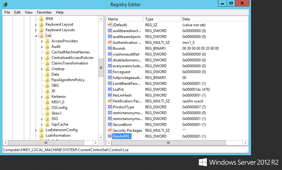 Restricting Mimikatz WDigest