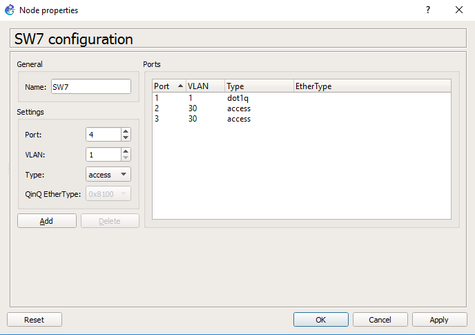 VLAN tagging in Kali Linux 2.0 - switch configuration