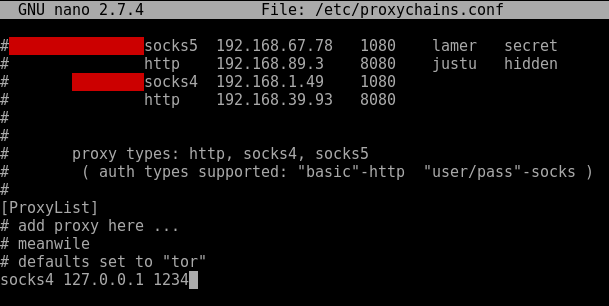 dynamic port forwarding SSH proxychains
